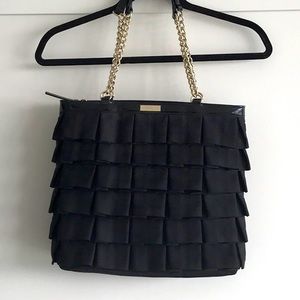 Kate Spade ruffle tuxedo bag